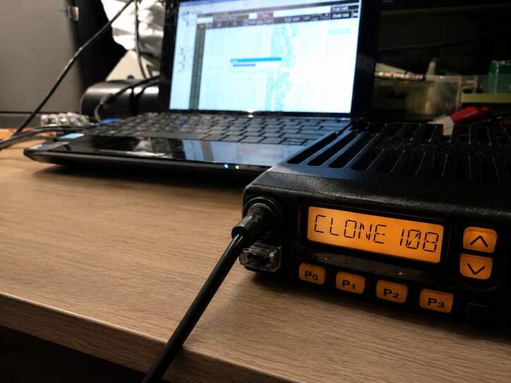 VHF radio programming for departments in New Mexico