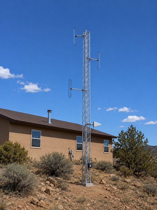 Repeater antenna tower infrastructure New Mexico